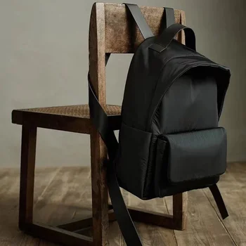 Рюкзак для пригородных поездок, мягкая ткань, нейлоновый материал, школьная сумка для студентов, сумка для компьютера，