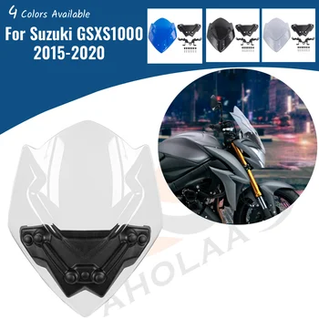 Аксессуары для Ветрозащиты Переднего Экрана Мотоцикла Suzuki GSX-S1000 2015-2020 Воздушный Дефлектор Лобового Стекла GSXS1000