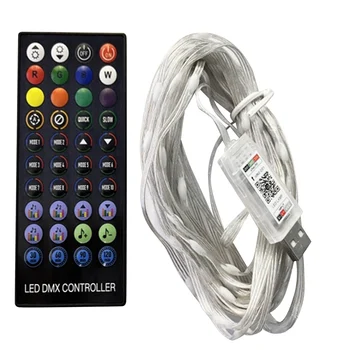 USB-5V-10M 40 клавиш приложения Phantom Point Control Декоративная световая гирлянда, уличный светильник для вечеринки