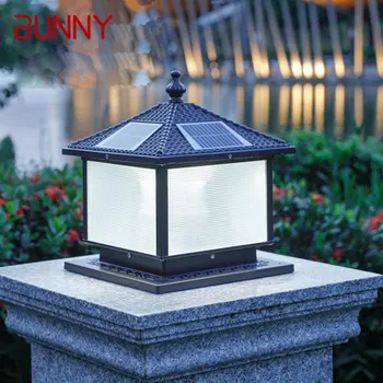 Лампа на солнечной батарее BUNNY, светодиодные уличные креативные простые фонари на столбах, водонепроницаемые IP65 для дома, виллы, отеля, двора, крыльца