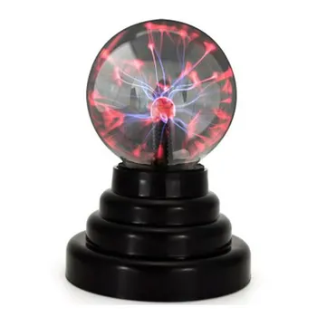 3-дюймовый плазменный шар/свет /Лампа Электрическая туманность, осветляющий шар, сенсорные стержневые игрушки для вечеринок, украшения, удивительный подарок