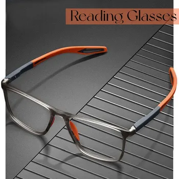 Спортивные очки для чтения TR90, сверхлегкие очки с синим светом, Женские Мужские оптические очки дальнего обзора