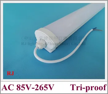 водонепроницаемый IP65 светодиодный светильник tri-proof light tube Светодиодный светильник tri-proof tube AC85V-265V SMD 2835 600 мм 18 Вт / 1200 мм 36 Вт / 1500 мм 48 Вт