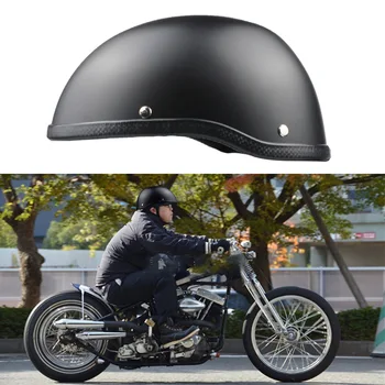 Унисекс Винтажный Мотоциклетный шлем Велосипедный шлем Сверхлегкий Велосипедный Защитный шлем на половину лица