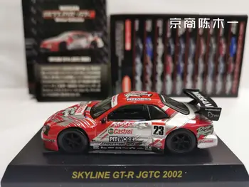 1/64 KYOSHO NISSAN Skyline GT-R JGTC 2002 # 23 Коллекция украшений для моделей тележек из литого под давлением сплава