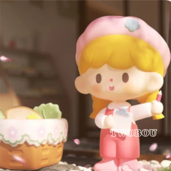Серия Zhuo Dawang Sakura Coffee Shop Mystery Box, сумка Guess, Игрушки, Кукла, милый аниме-рисунок, коллекция настольных украшений, подарок