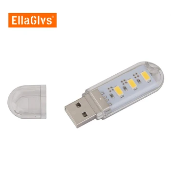 Мини USB книжный светильник 3 светодиода Энергосберегающий ночник светодиодная портативная лампа Книжная походная лампа