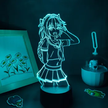 Аниме-фигурка Fate Apocrypha Astolfo 3D Светодиодные лампы RGB Неоновые ночники Подарки для друга Красочное украшение стола в спальне в стиле манга