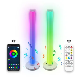 Светодиодная настольная лампа RGB Light Умный светодиодный торшер с дистанционным управлением и управлением приложением RGB, меняющий цвет, светильник для настроения