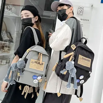 Школьный рюкзак для мужчин Ins, отличительный нишевый рюкзак для женщин, младших школьников, студентов колледжа, Маленький рюкзак в корейском стиле