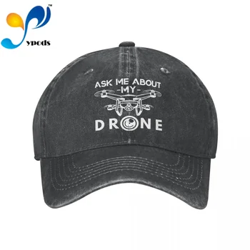 Новый бренд Аниме Спросите меня о кепке Drone Snapback Хлопковая бейсболка Мужская Женская хип-хоп шляпа для папы-дальнобойщика