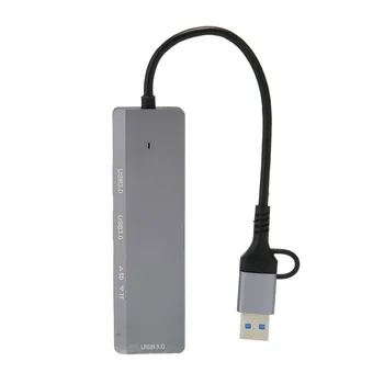 USB-концентратор Высокоскоростная карта памяти 5 Гбит/с Устройство чтения карт памяти USB 3.0 Разветвитель для телефона ПК ноутбука принтера клавиатуры мыши