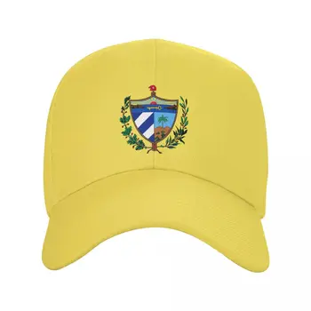 Бейсбольная кепка в стиле панк с гербом Кубы для женщин и мужчин, Регулируемая Кепка дальнобойщика Performance