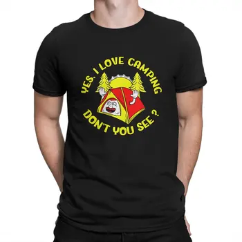Да, я люблю кемпинг - Забавная футболка в стиле хип-хоп для кемпинга, футболка для отдыха на свежем воздухе, новейшие вещи для мужчин и женщин