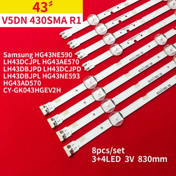 Светодиодная лента подсветки для Samsung 2015 SVS43 FCOM BN96-37294A 37295A BN96-38878A LH43DBJPL HG43NE593 HG43AD570 CY-GK043HGEV2H
