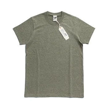 Мужская винтажная футболка с круглым вырезом Pepper Salt, летние базовые повседневные футболки
