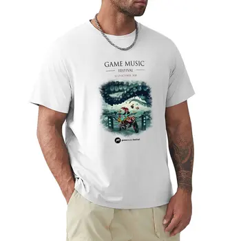 Игровой музыкальный фестиваль 2020, футболки, футболки с графическим рисунком, новая серия мужских футболок с графическим рисунком, комплект футболок