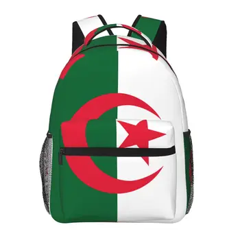 Женский рюкзак с флагом Алжира, модная сумка для женщин, мужская школьная сумка, сумка для книг, Mochila
