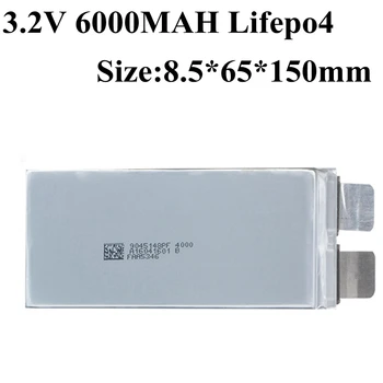 12шт 3.2V 6Ah Lifepo4 Аккумулятор 3.2v / Lifepo4 Cell 20A Аккумулятор с Высоким Расходом 6000 мАч для Diy 36v Lifepo4 Аккумуляторная Батарея