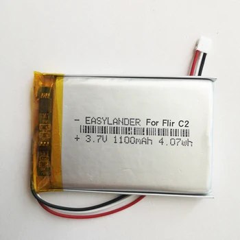 3-Резьбовой Полимерный Литий-ионный Аккумулятор емкостью 1100 мАч/Li-ion Для Тепловизионной Камеры Flir C2 DVR CAM GPS