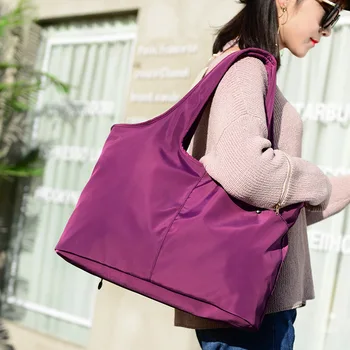 Новая модная универсальная сумка Big Bag Oxford из постиранной ткани для мам через плечо