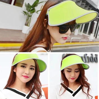 Новая модная женская солнцезащитная шляпа с широкими полями, защищающая от ультрафиолета, на открытом воздухе для женщин, солнцезащитная пляжная кепка для тенниса, гольфа, пустые цилиндры