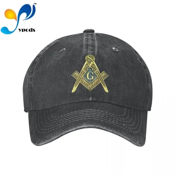 Масонский символ, Джинсовая бейсболка, бейсболки-снэпбэк, осенне-летняя шляпа для мужчин, женские кепки, кепки-футляры
