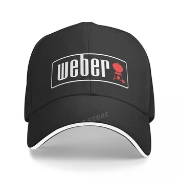 Новые летние кепки Повседневная регулируемая бейсболка Weber для барбекю на открытом воздухе, мужские шляпы Weber