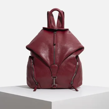 Рюкзак из вощеной кожи в стиле ретро, женский дорожный рюкзак большой емкости, школьная сумка для подростков, Женский деловой рюкзак, роскошная сумка Bolsas
