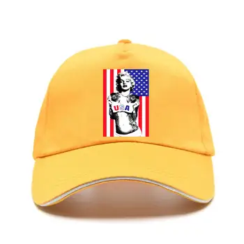 Мэрилин Монро США с флагом США на 4 июля, Мужские шляпы с круглым вырезом, шляпа для купюр