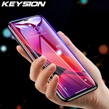 Закаленное стекло KEYSION для iPhone SE 2020 New 11 Pro Max Screen Protector Phone HD Clear Full Cover Glass для iPhone XR XS Max X