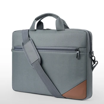 Тонкий портфель для ноутбука, сумка через плечо, сумки через плечо для ноутбука размером до 15,6 дюймов, сумки для деловых поездок, компьютерная сумка-тоут