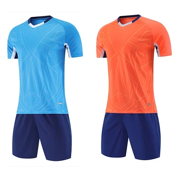 Наборы футбольных футболок для взрослых и детей, Быстросохнущая спортивная одежда для бега, Комплекты футбольной формы для мальчиков