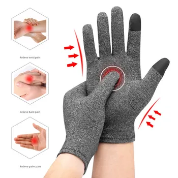 1 пара антиартритных компрессионных перчаток для снятия боли в суставах, перчатки для занятий в тренажерном зале, для занятий фитнесом, перчатки для давления, велосипедные перчатки с сенсорным экраном