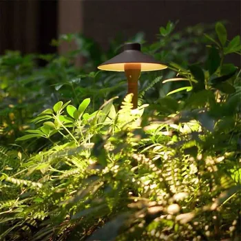 10 Вт 15 Вт Европейский простой зонт в креативном стиле, светодиодный уличный садовый светильник, алюминиевый гриб, литой под давлением, водонепроницаемая вставная лампа