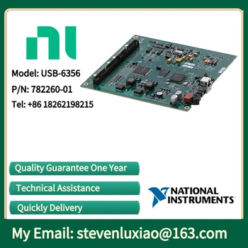 NI USB-6356 782260-01 8- способ AI (16 бит, 1,25 МС/с), 2-способ AO (3,33 МС /с), 24-способ DIO, многофункциональное устройство ввода-вывода USB