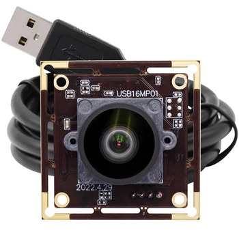 16-Мегапиксельный USB-модуль веб-камеры высокой четкости 4656*3496 CMOS IMX298 Сенсор без искажений Плата мини-камеры
