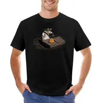 Футболка Indiana Mouse, одежда в стиле хиппи, рубашка с животным принтом для мальчиков, мужские футболки fruit of the loom
