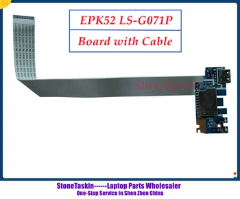 StoneTaskin Подлинный EPK52 LS-G071P Для ноутбука HP 15-DB 15-DA Плата USB-адаптера с гибким кабелем 100% Протестирована