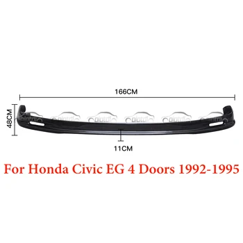 Карбоновый Спойлер Переднего Бампера M Style Для Honda Civic EG 4 Двери 1992-1995 Автотюнинг