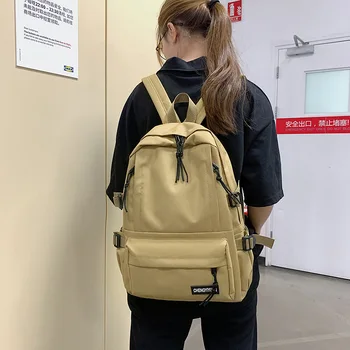 Новый холщовый рюкзак, женский школьный рюкзак из ткани Оксфорд, Мужской Рюкзак для корейских студентов, рюкзак для путешествий в кампусе средней школы