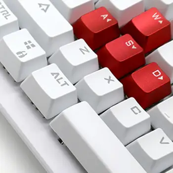 4шт Практичные Колпачки Для Компьютерной Клавиатуры Anti-fade DIY Key Caps Клавиатура WASD Стрелки Keycaps Замена Колпачков Для Ключей
