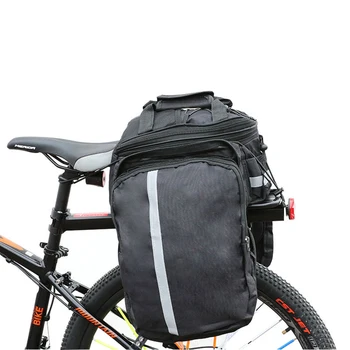Велосипедные сумки Водонепроницаемая велосипедная сумка большой емкости для горного велосипеда, седло, багажник, сумки для багажа, велосипедная сумка MTB