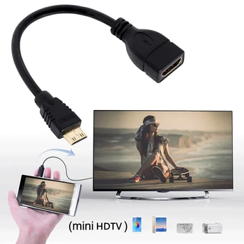 Mini HDMI-совместимый кабель-адаптер для преобразователя 