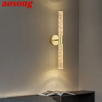 AOSONG Nordic Interior Золотой настенный светильник, современный простой Креативный Пузырьковый светильник-бра для домашнего декора гостиной спальни
