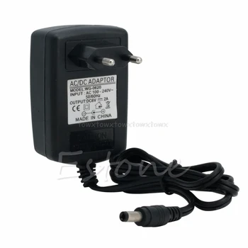 Новый Преобразователь 100-240 В постоянный ток 6 В 2A Адаптер Питания Зарядное Устройство EU Plug Черный S11 19 Прямая Поставка