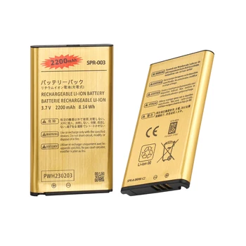 Новый Золотой Литий-ионный аккумулятор 2200 мАч SPR-003 для Nintendo 3DS LL/XL 3DSLL 3DSXL НОВЫЙ 3DSLL НОВЫЙ 3DSXL new3dsll new3ds xl