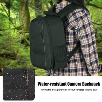 Небольшой Рюкзак Для камеры, Открытый Водостойкий Ударопрочный Чехол для камеры Sony Canon Nikon DSLR/SLR /Беззеркальных Камер