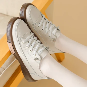 2023, Женские теннисные туфли, Спортивная обувь на открытом воздухе, Однотонные Повседневные Кроссовки для ходьбы, Дышащая обувь на платформе