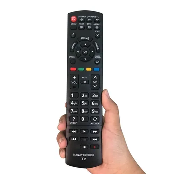 Замена черного ABS N2QAYB000830 для пульта дистанционного управления телевизором высокой четкости Panasonic
